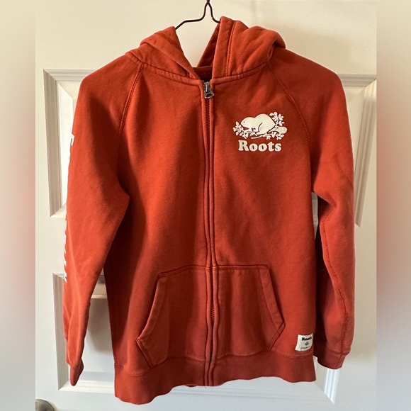 Roots Other - Roots Kids Equestrian Zipper Hoodie Burnt Orange Colour Size 9-10 years